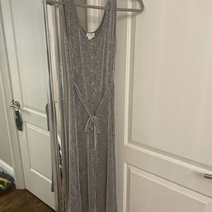 Black and white jumpsuit